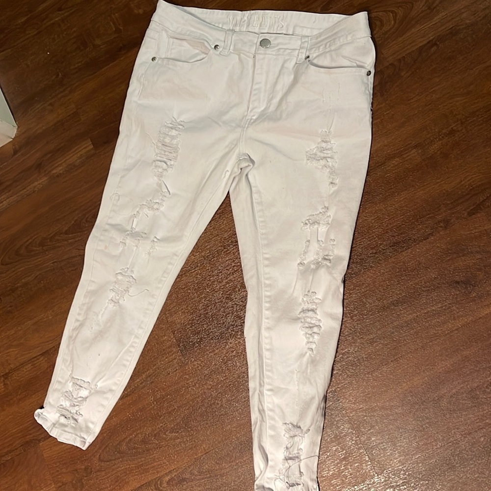 White jeans